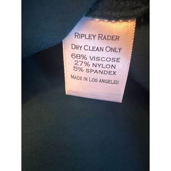 Ripley Rader Womens Short Sleeve Crop Top Size 2 Blue - Picture 3 of 4